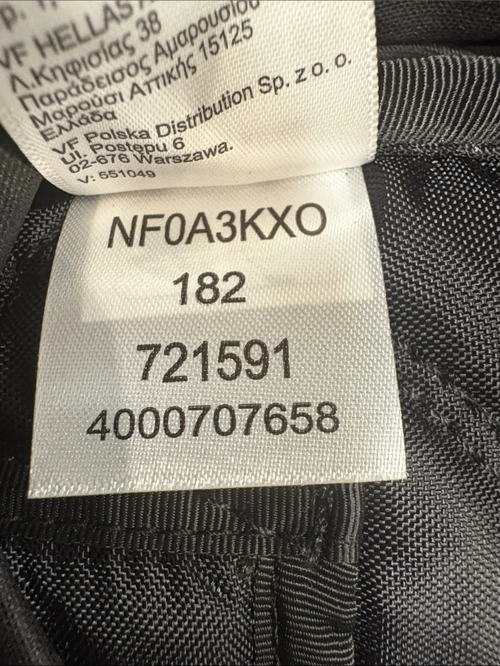 The North Face Black Premium Rucksack Black with Brown Leather Trim